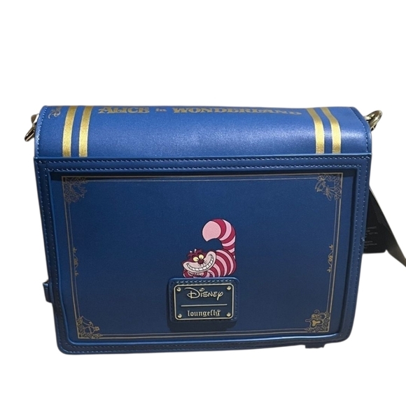 Loungefly Disney Alice in Wonderland Book Convertible Backpack & Wallet - Picture 3 of 6